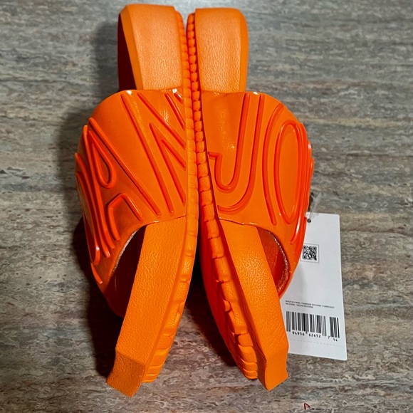NWT Jordan Nola women’s Orange bright Citrus slides - Picture 8 of 14